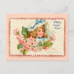 Easter Child Holiday Postcard