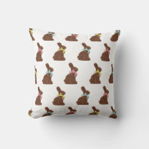 Easter Chocolate Bunny & Colourful Decorated Eggs