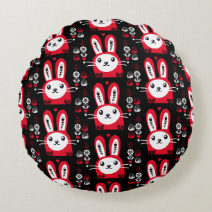 Easter Chocolate Bunny Decor Round Cushion