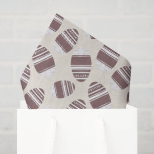 Easter Chocolate Egg Pattern Tissue Paper