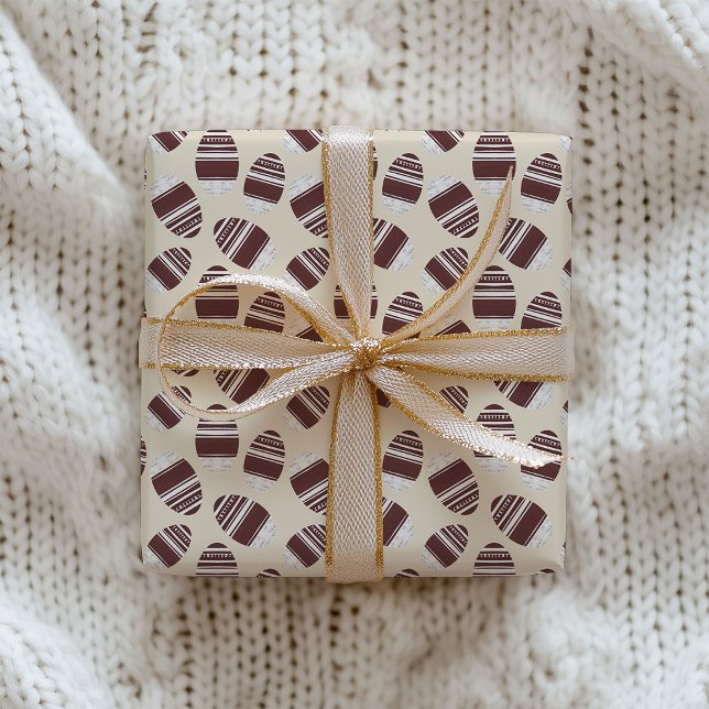 Easter Chocolate Egg Pattern Wrapping Paper (Creator Uploaded)