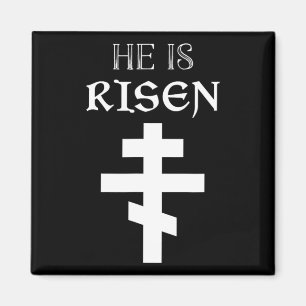 Easter Christian He Is Risen Resurrection Orthodox Magnet