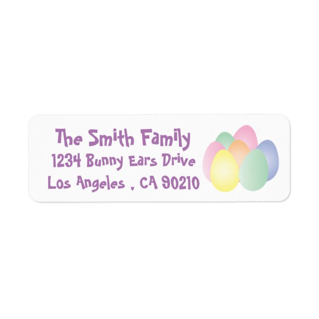 Easter classic return address labels (Front)