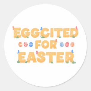 Easter Classic Round Sticker