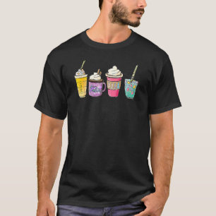 Easter Coffee Bunny Latte Coffee Christian Faith E T-Shirt