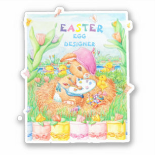 Easter colour designed eggs.