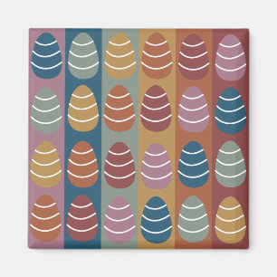 Easter Colourful Easter Eggs Happy Easter Magnet