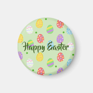 Easter colourful Eggs Festive Magnet