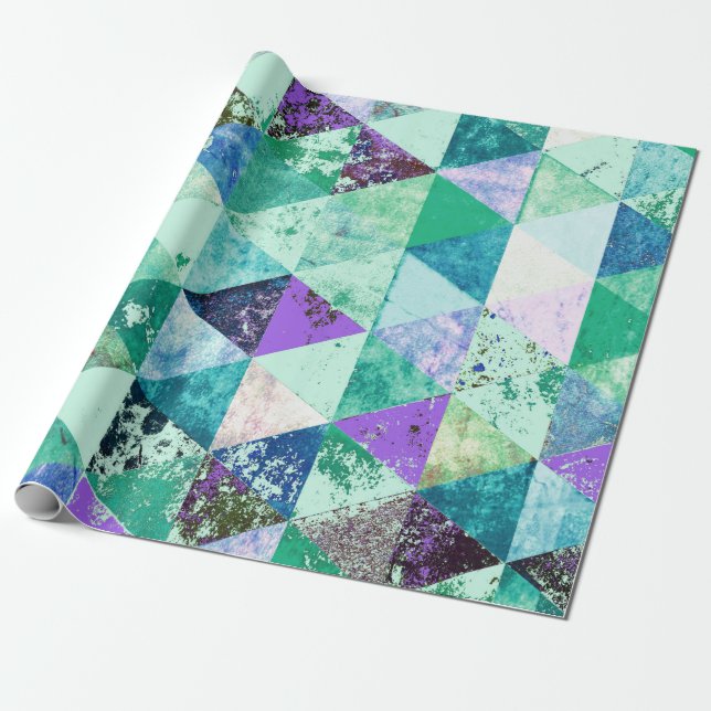 Easter Colours Wrapping Paper (Unrolled)