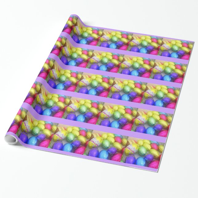 'Easter Colours' Wrapping Paper (Unrolled)