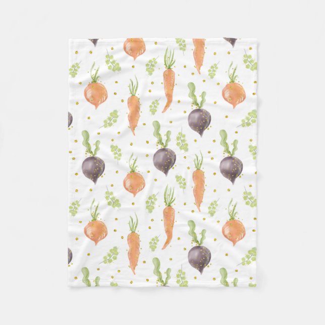 Easter Cookie Cutters Fleece Blanket (Front)