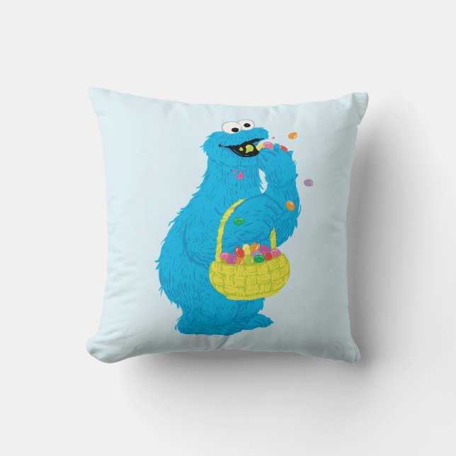 Easter Cookie Monster Cushion (Front)