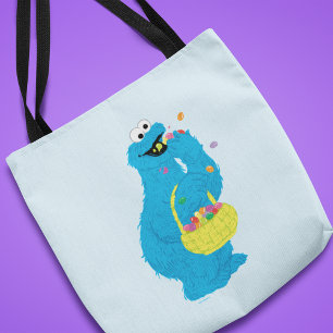 Easter Cookie Monster Tote Bag