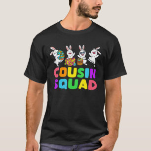 Easter Cousin Crew Squad Boys Cute Rabbits Easter T-Shirt