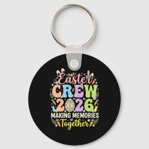 Easter Crew 2026 Family Matching Memories Design Key Ring