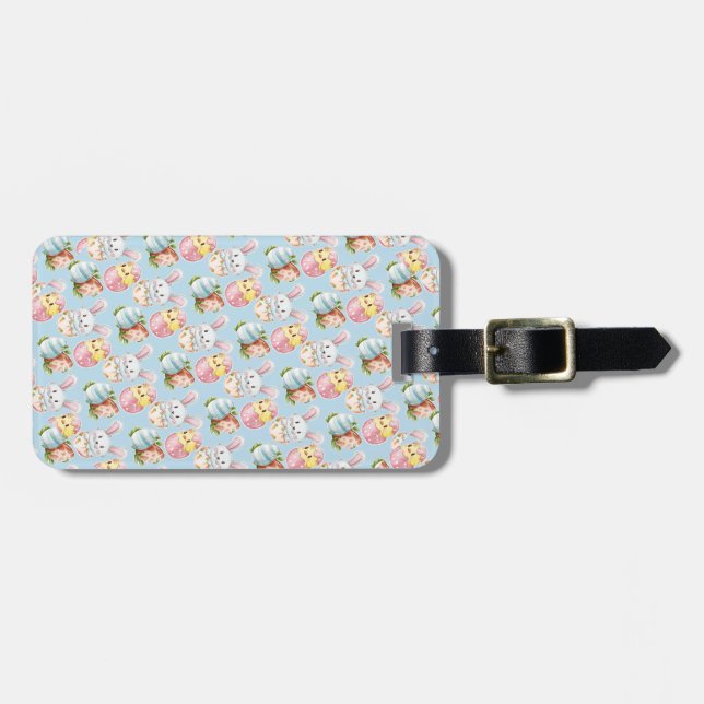 Easter Critters Luggage Tag (Front Horizontal)