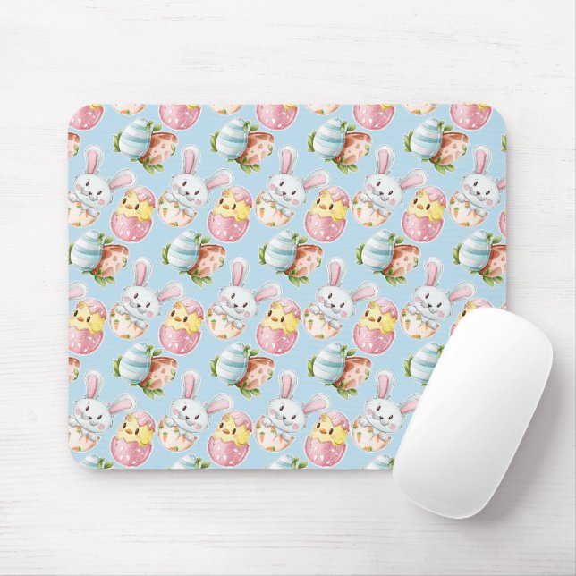 Easter Critters Mouse Pad (With Mouse)
