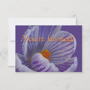 Easter Crocus Invitations Easter Cards Personalise