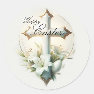 Easter Cross and Lilies Envelope Seal