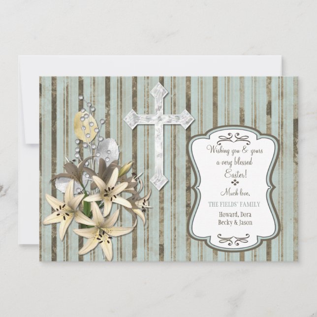 Easter Cross Card (Front)