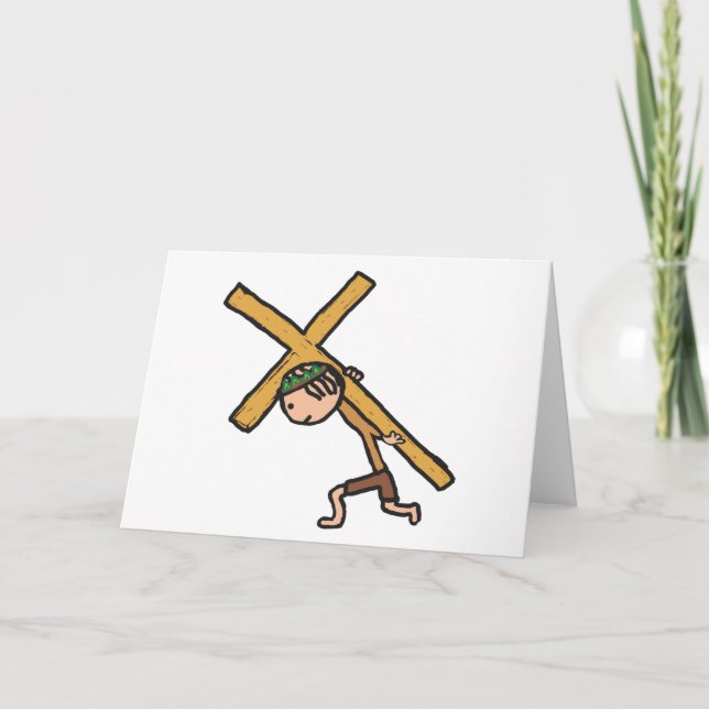 Easter Cross Crucifix Card (Front)