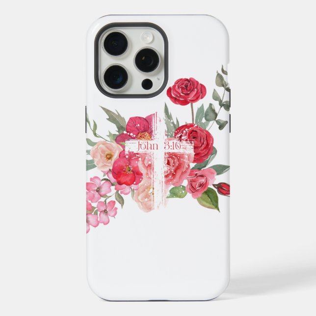 Easter/Cross/John3:16/Jesus iPhone Case (Back)