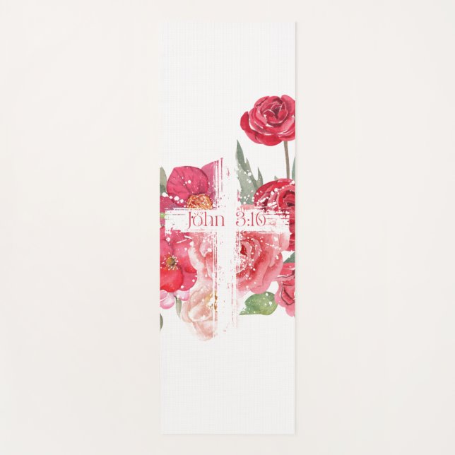 Easter/Cross/John3:16/Jesus Yoga Mat (Front)