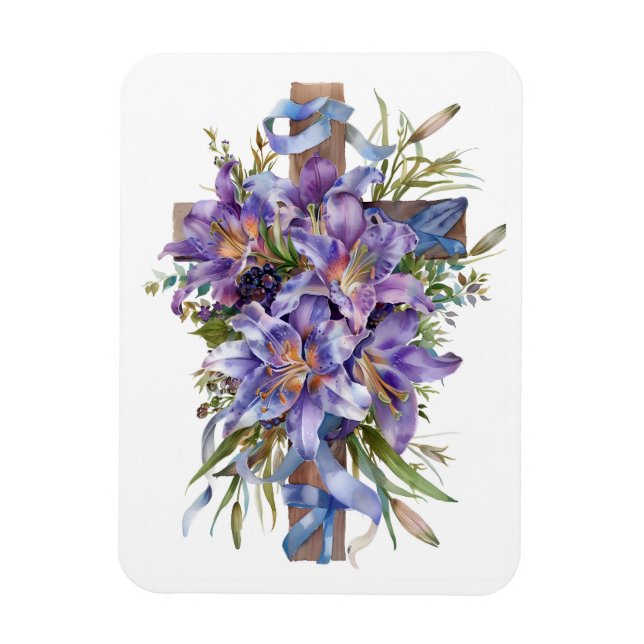 Easter Cross Magnet (Vertical)