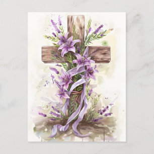 Easter Cross Postcard