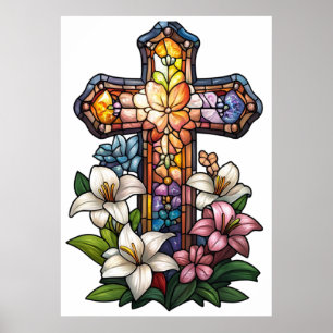 Easter Cross Poster