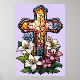 Easter Cross Poster