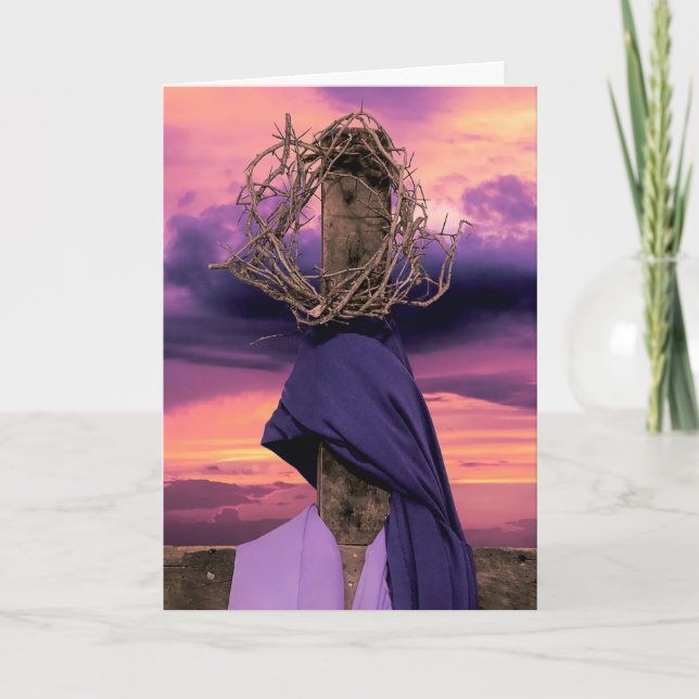 Easter cross sunrise card (Front)