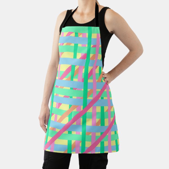 Easter Crossed Lines Apron (Insitu)