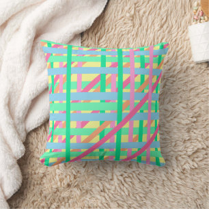 Easter Crossed Lines Cushion