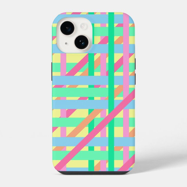 Easter Crossed Lines iPhone Case (Back)