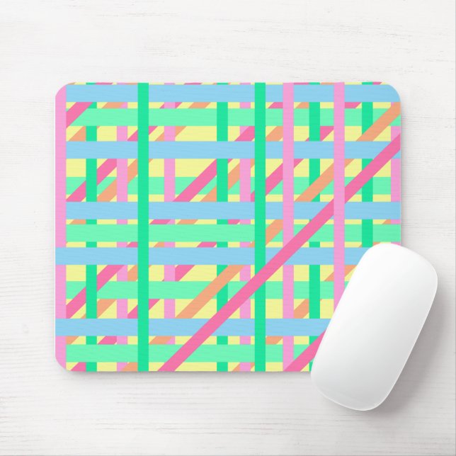 Easter Crossed Lines Mouse Pad (With Mouse)