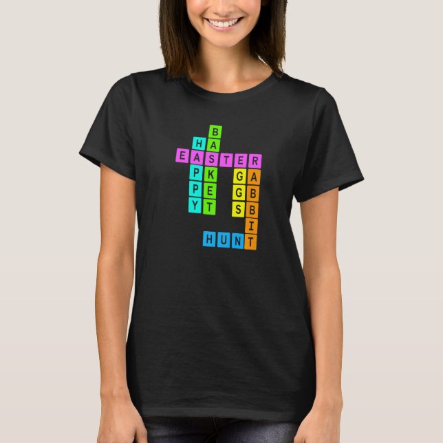 Easter Crossword Puzzle T-Shirt (Front)