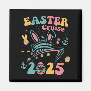 Easter Cruise 2025 Bunny Cruise Ship Easter Family Magnet
