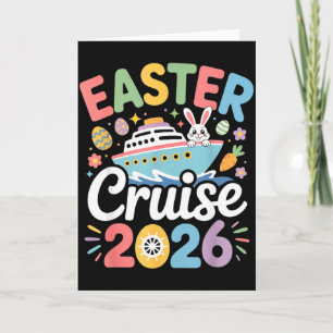 Easter Cruise 2026 Family Matching Bunny Spring Va Card