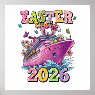 Easter Cruise 2026 Family Vacation Spring Break  Poster