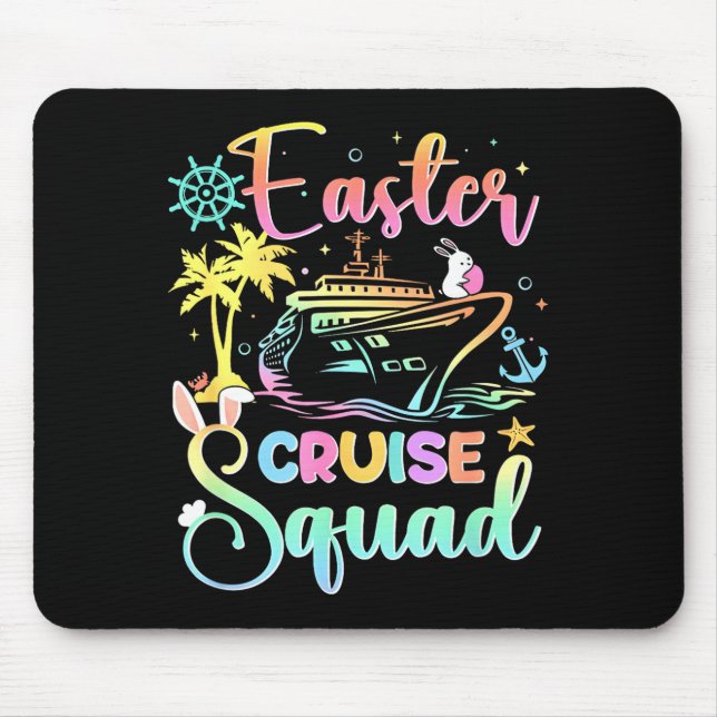 Easter Cruise 2026 Squad Cruising Holiday Family G Mouse Pad (Front)