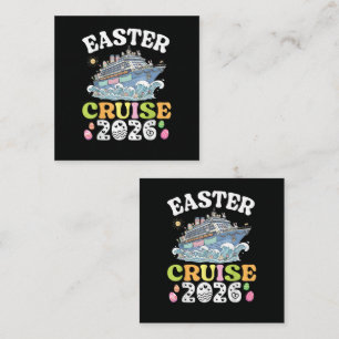 Easter Cruise 2026 Vacation Bunny Ship Spring Enclosure Card
