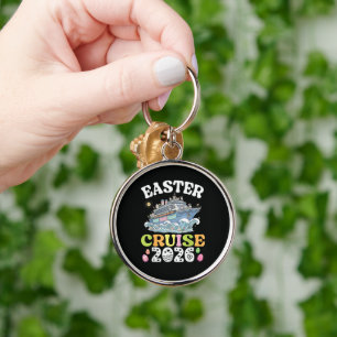 Easter Cruise 2026 Vacation Bunny Ship Spring  Key Ring