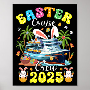 Easter Cruise Crew 2025 Trip Family Matching Poster