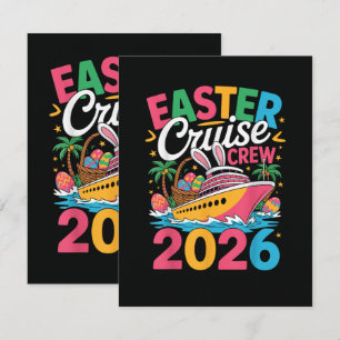 Easter Cruise Crew 2026 Matching Family Vacation Card