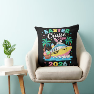 Easter Cruise Crew 2026 Matching Family Vacation Cushion