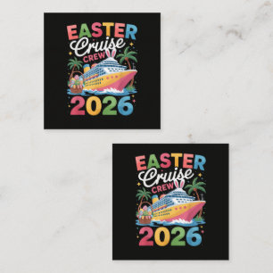 Easter Cruise Crew 2026 Matching Family Vacation Enclosure Card