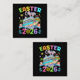 Easter Cruise Crew 2026 Matching Family Vacation Enclosure Card
