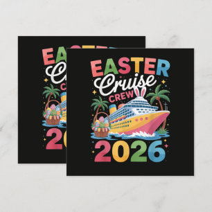 Easter Cruise Crew 2026 Matching Family Vacation Invitation
