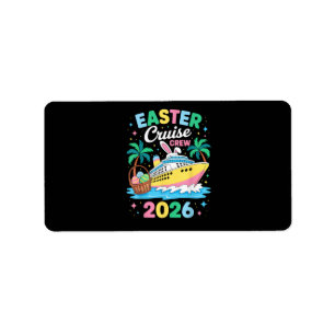Easter Cruise Crew 2026 Matching Family Vacation Label